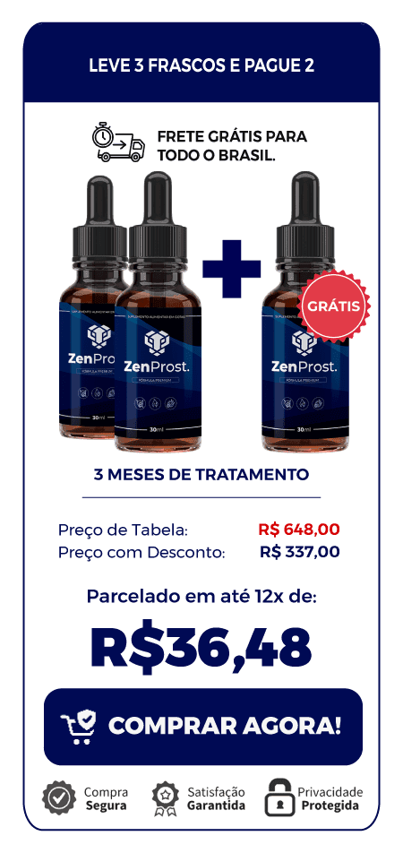 3 frascos ZenProst